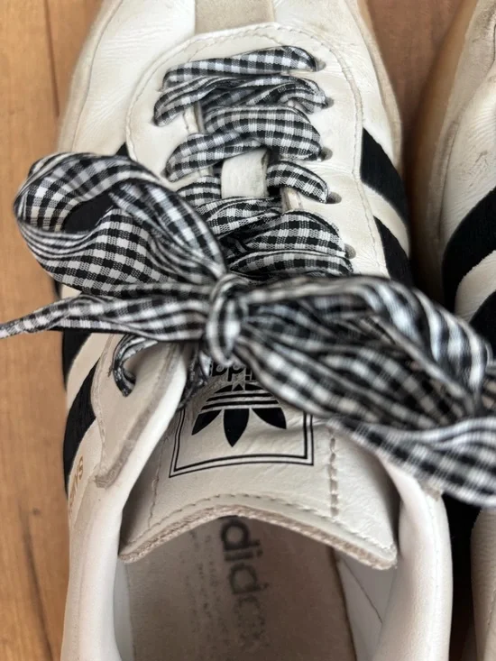 adidas Sambae White and Black Gum Sole - Picture 6 of 7